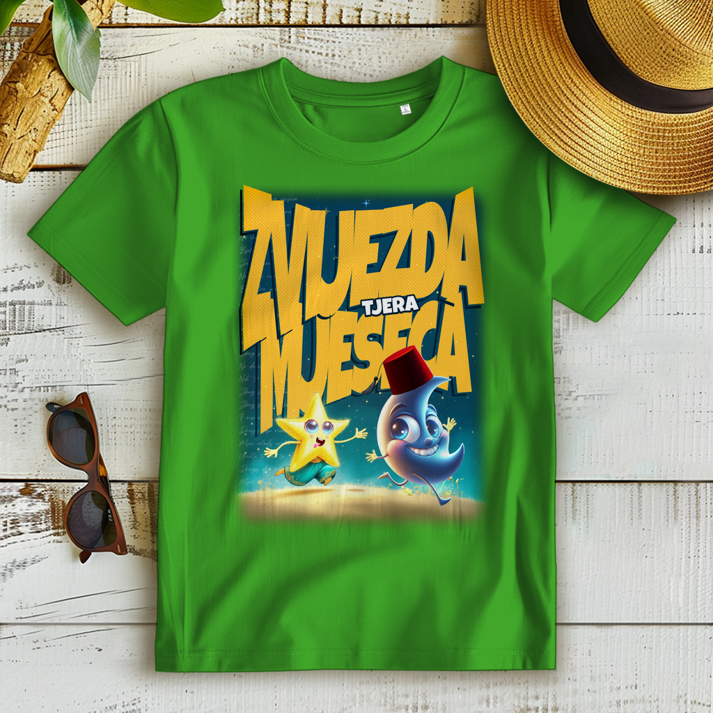 Zvijezda tjera mjeseca Damen Premium Bio T-Shirt