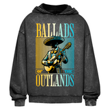 Outlands  Verwaschener Oversize-Hoodie