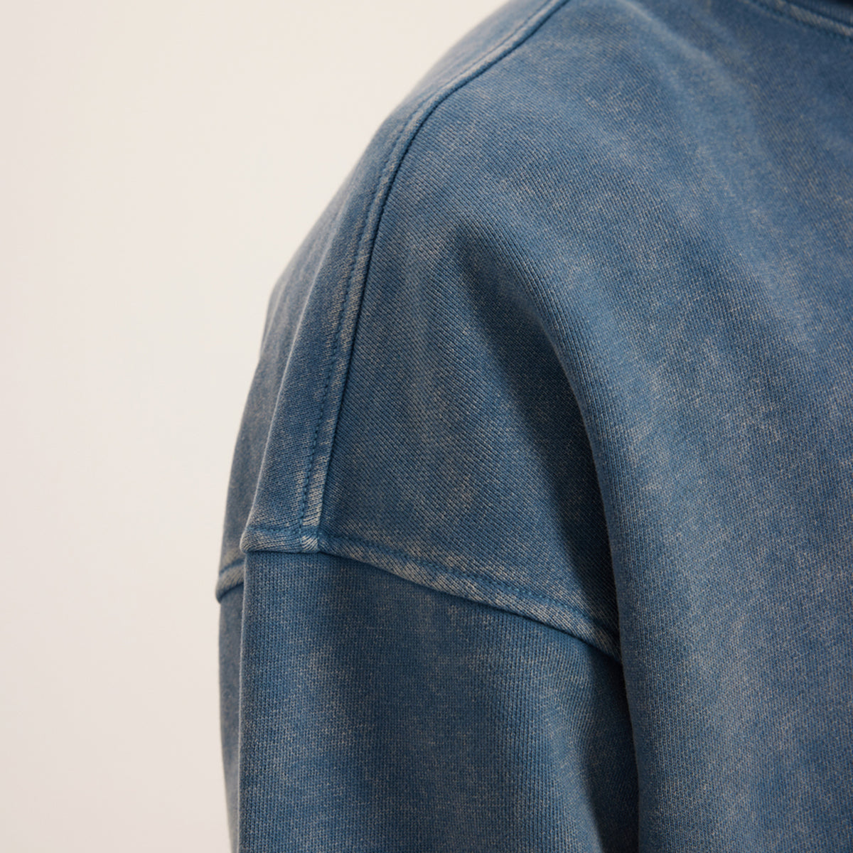 Bosnier Oversize-Hoodie mit Faded-Look