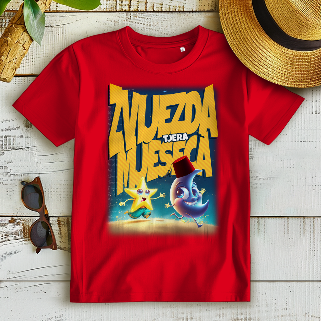 Zvijezda tjera mjeseca Damen Premium Bio T-Shirt
