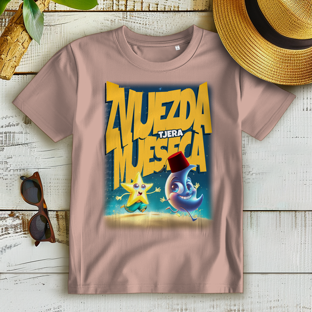Zvijezda tjera mjeseca Damen Premium Bio T-Shirt