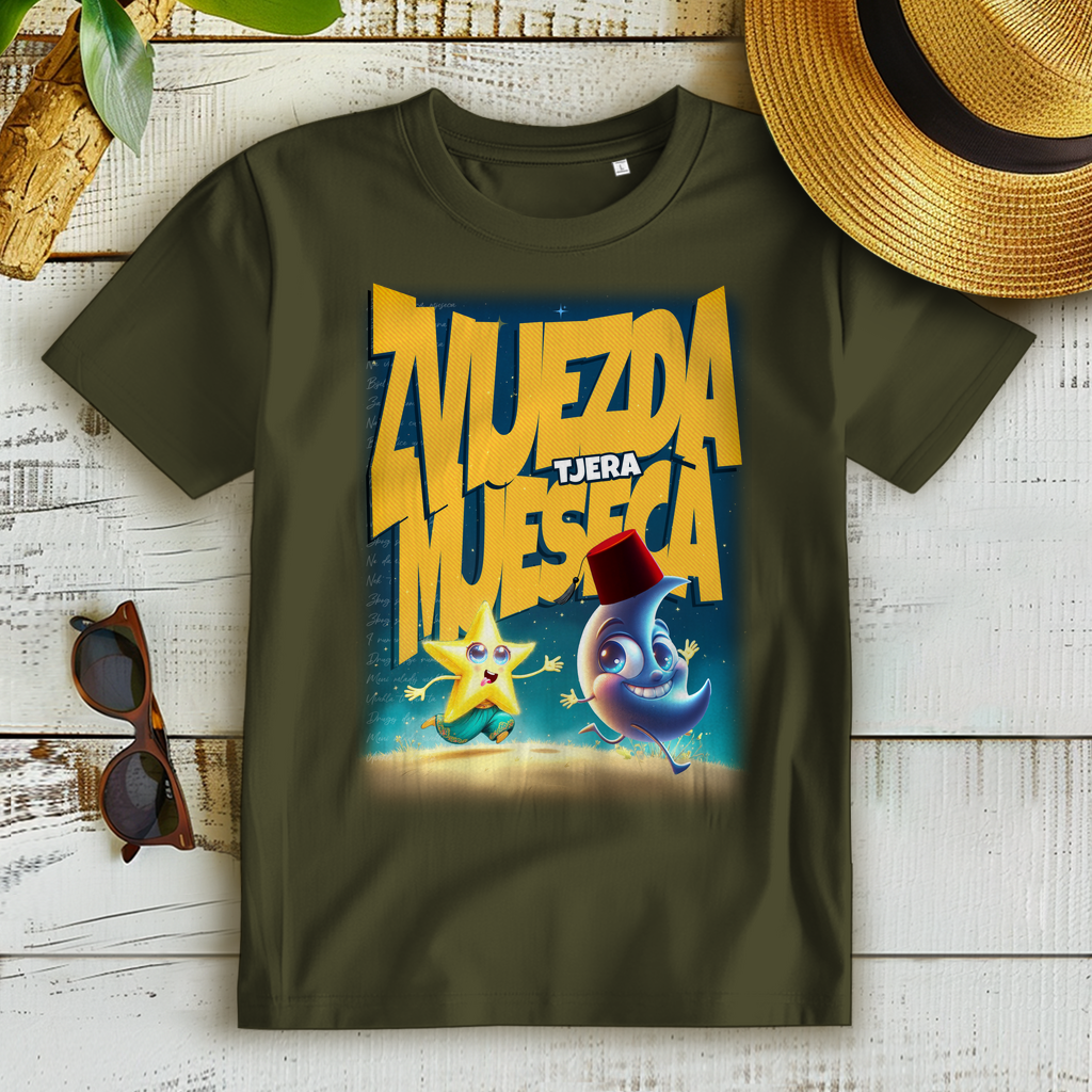 Zvijezda tjera mjeseca Damen Premium Bio T-Shirt
