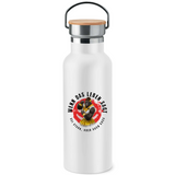 Gorilla Edelstahl-Trinkflasche mit Bambusdeckel