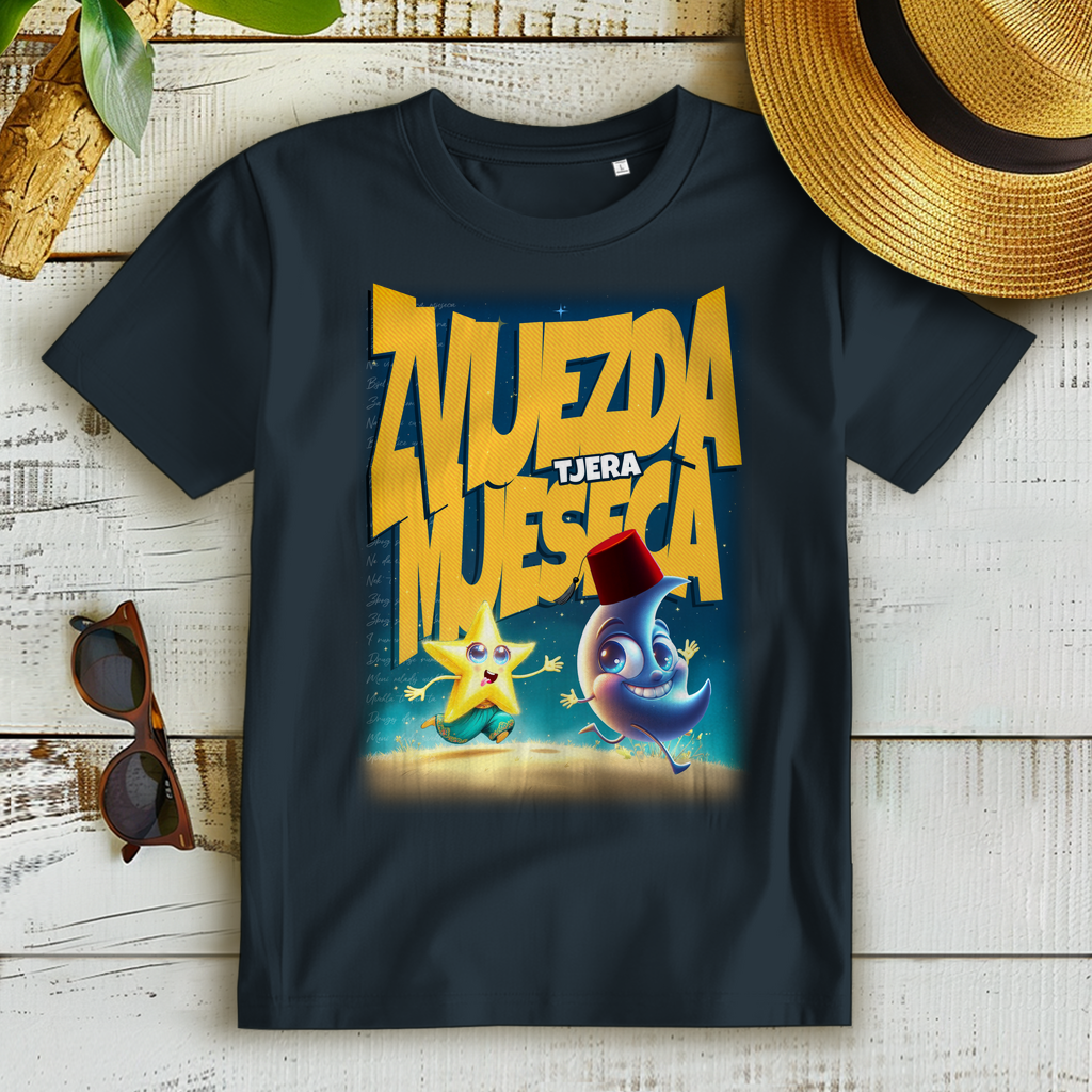 Zvijezda tjera mjeseca Damen Premium Bio T-Shirt