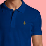 Stylisches Herren Polo T-Shirt mit Bosnischer Lilly Stickerei