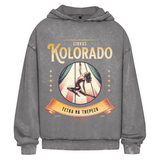 Cirkus Kolorado  Verwaschener Oversize-Hoodie