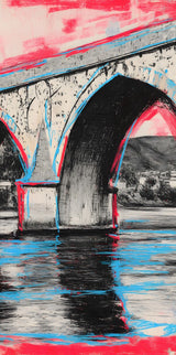 Klebeposter Brücke