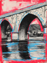 Klebeposter Brücke