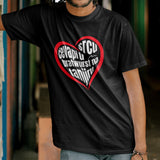 Herren Baumwolle T-Shirt mit Herz & Cevapi u srcu Bratwurst Design