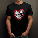 Herren Baumwolle T-Shirt mit Herz & Cevapi u srcu Bratwurst Design