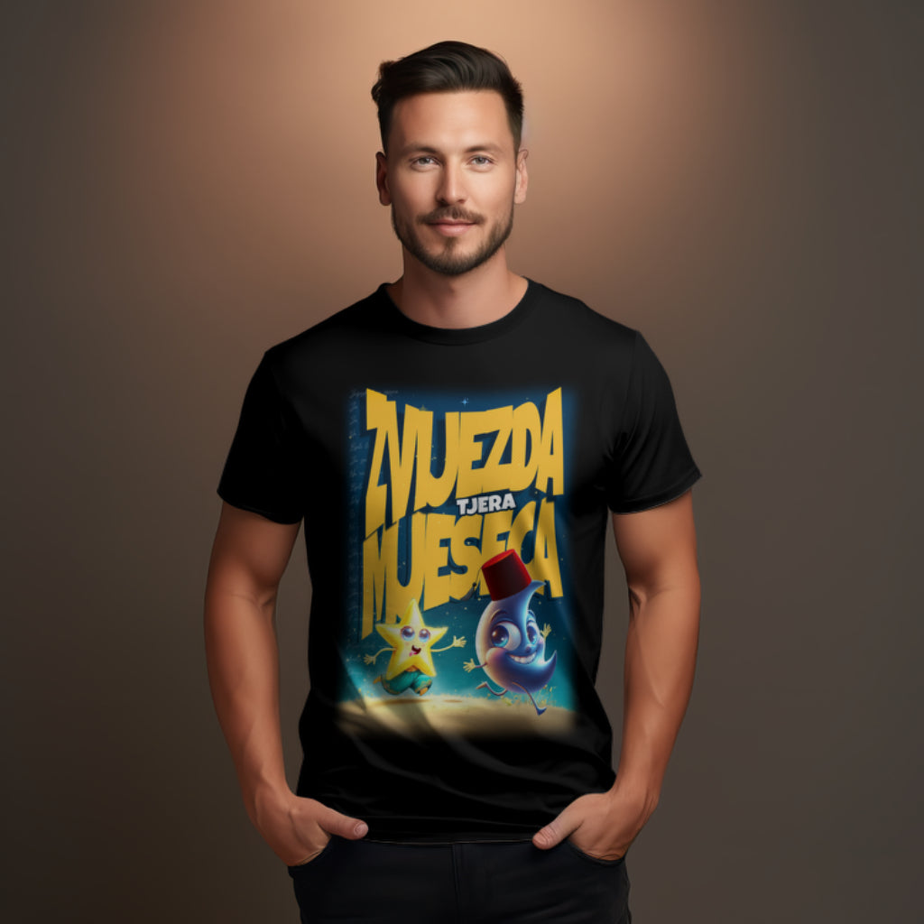 Zvijezda tjera mjeseca Herren  Baumwolle T-Shirt nach bosnischer Art