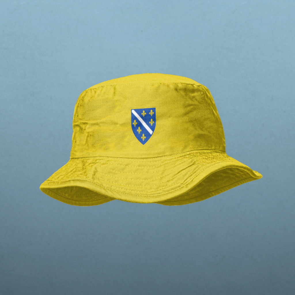 Baumwolle Fischerhut  Wappen von Bosnien und Herzegowina