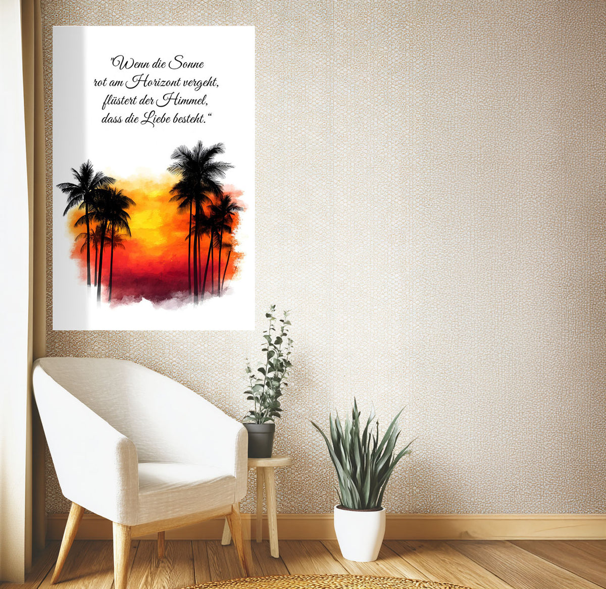Klebeposter Sonnenuntergang