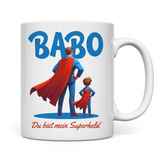 Kaffetasse Babo Superheld