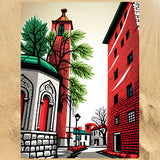 Bihac Strandtuch nach bosnischer Art