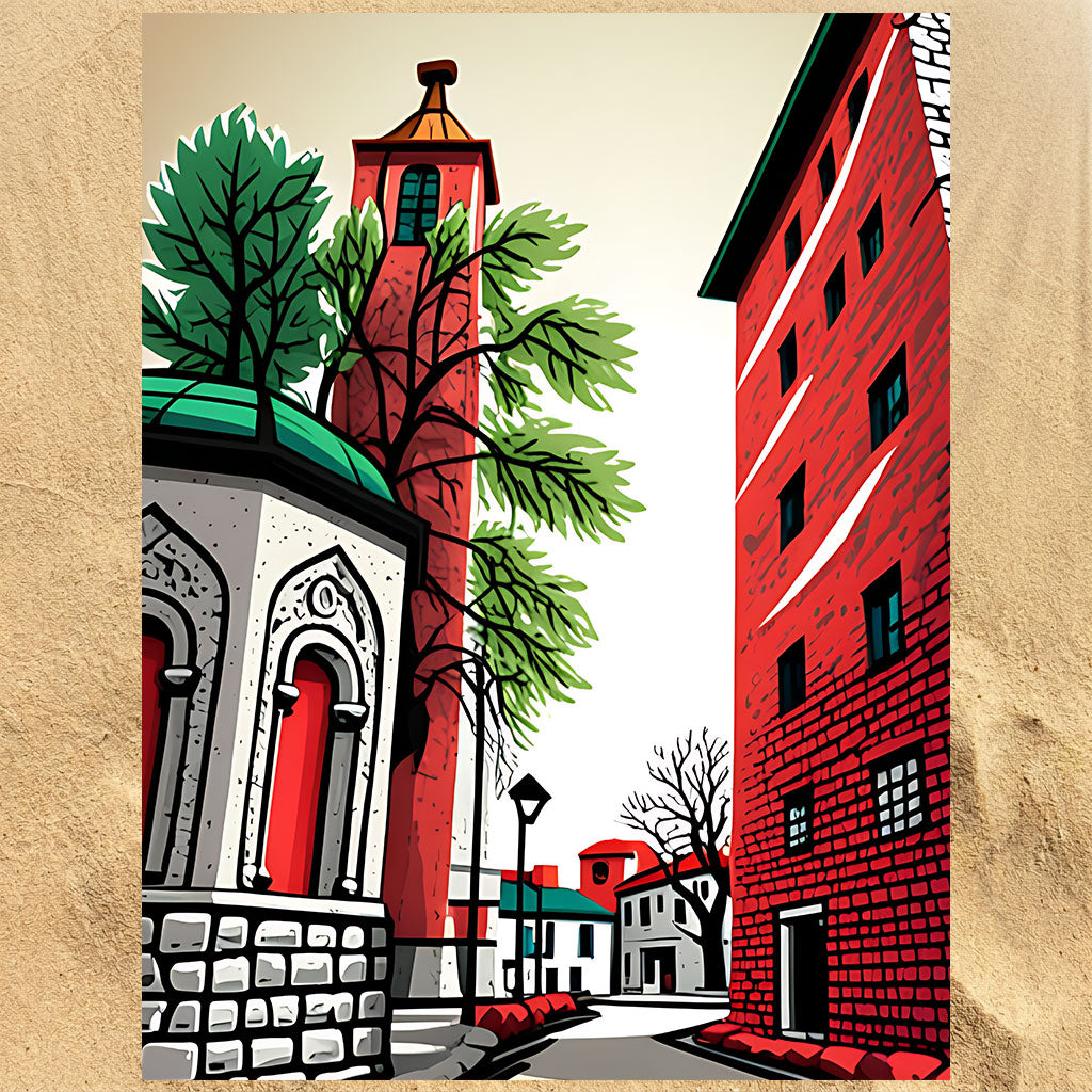 Bihac Strandtuch nach bosnischer Art