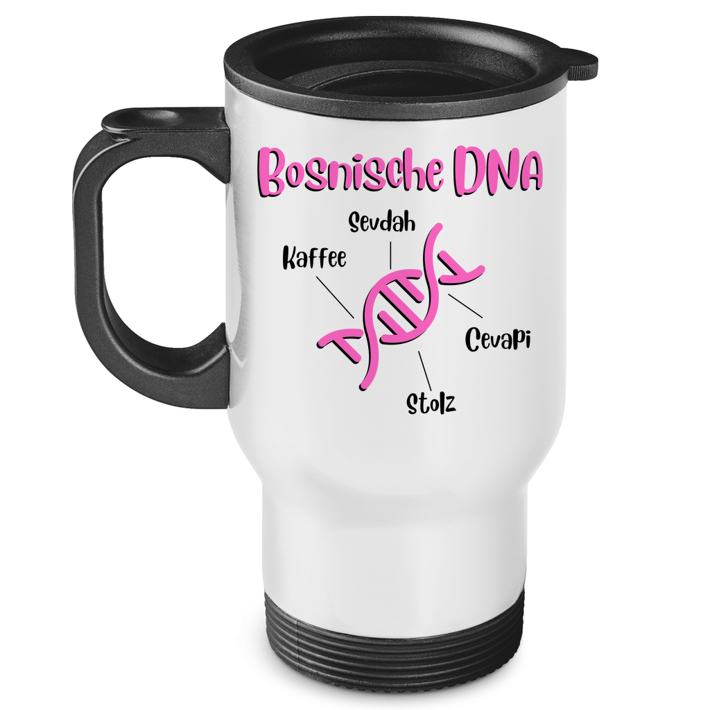 Bosnische DNA Edelstahl-Trinkflasche