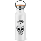 Estakvirla  Edelstahl-Trinkflasche mit Bambusdeckel