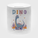 Personalisierte Kinder Dino Spardose