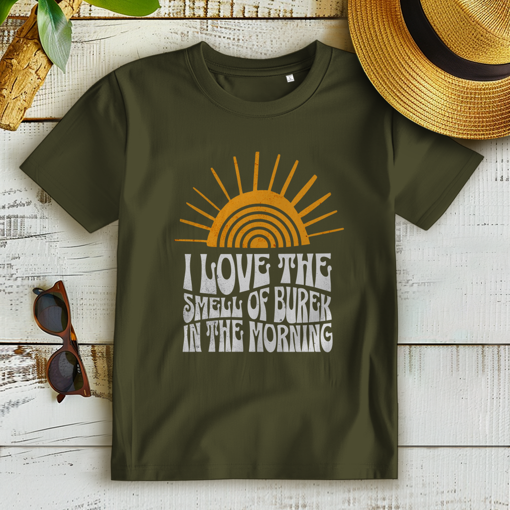 Damen Bio T-Shirt Smell of Burek – Lustiges Balkan Bosnien Geschenk