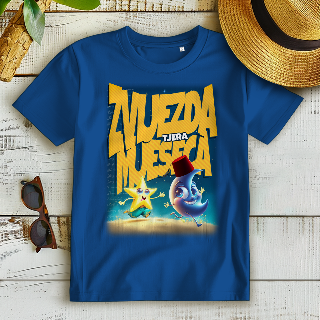 Zvijezda tjera mjeseca Damen Premium Bio T-Shirt
