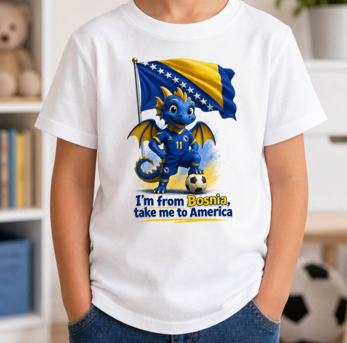 Der bosnische Drache Kids Premium Bio T-Shirt