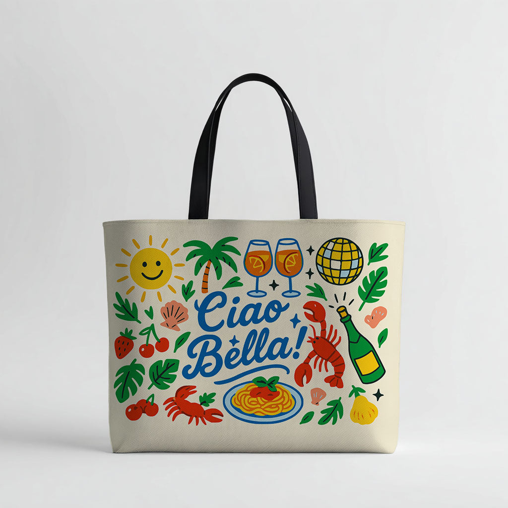 Ciao Bella Tote Bag – Lustige Italienische Tasche Italien Geschenk