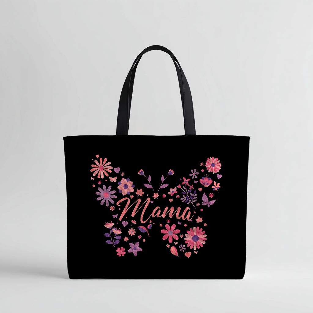 Mama Schmetterling Tote Bag – Bosnisches Muttertagsgeschenk