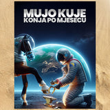 Mujo kuje Strandttuch nach bosnischer Art