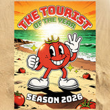 Tourist of the Year Strandtuch – Lustiges Balkan Strand Geschenk