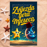 Zvijezda tjera mjeseca Strandtuch nach bosnischer Art