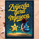 Zvijezda tjera mjeseca Strandtuch nach bosnischer Art